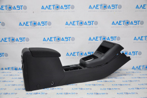 Central console with armrest and cup holder VW Tiguan 09-18 black leather
