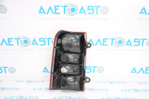Right headlight Jeep Patriot 11-17 dark, broken glass