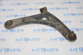 Lower front right arm Jeep Patriot 11-17 torn silent block and boot, rusty