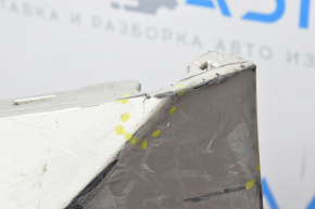 Bare rear bumper Cadillac ATS 13-18 silver for parking sensors, crack, worn, broken fastener