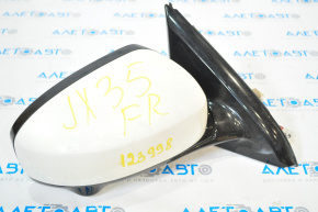 Side mirror right assembly Infiniti JX35 QX60 13-15 prerest 16 pins, camera, heating, white