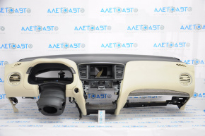 Dashboard front panel without AIRBAG Infiniti JX35 QX60 13-14 prerest beige, scratch