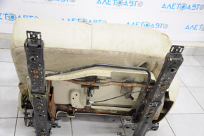 Rear seat left Infiniti JX35 QX60 13-13 leather beige, water damage