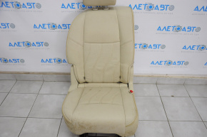 Rear seat right Infiniti JX35 QX60 13-13 leather beige, water damage