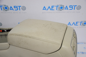 Console center armrest Infiniti JX35 QX60 13-14 beige, water damage, scratches