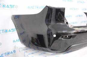 Bare rear bumper Infiniti JX35 QX60 13-15 pre-restoration for parking sensors, black, scratches