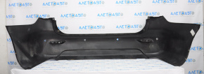 Bare rear bumper Infiniti JX35 QX60 13-15 pre-restoration for parking sensors, black, scratches