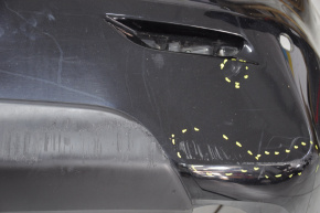 Bare rear bumper Infiniti JX35 QX60 13-15 pre-restoration for parking sensors, black, scratches