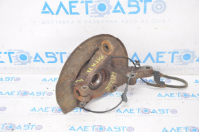 Front left axle with hub Jeep Patriot 11-17 with cover and ABS sensor, rusty