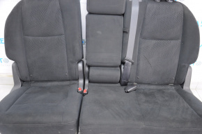 Rear row of seats 2nd row Nissan Pathfinder 13-16 velour black, cut on the back
