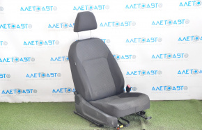 Passenger seat VW Passat b7 12-15 USA without airbag, mechanical, cloth black