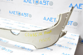 Rear bumper bare middle part Mini Cooper S Clubman R55 11-14 rest white