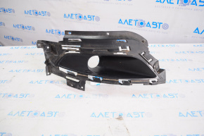 Left bumper grille Chrysler 200 15-17 under fog lights, no chrome