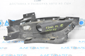 Left bumper grille Chrysler 200 15-17 under fog lights, no chrome, break fastening