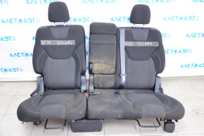 Rear row of seats 2nd row Jeep Cherokee KL 14-15 cloth black, dry cleanable