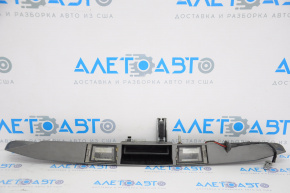 Trunk door molding with lighting and handle Jeep Patriot 11-17 broken fasteners