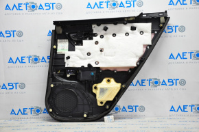 Door trim panel rear left Lexus CT200h 11-17 black leather