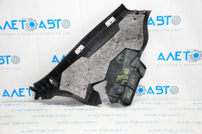 Rear pillar trim lower left Lexus RX350 RX450h 10-15 black, scratches