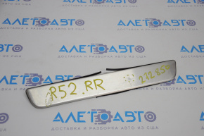 Door sill trim outer rear right Nissan Pathfinder 13-16 chrome, bumps, scratches