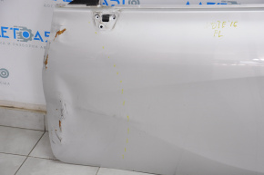 Door bare front left Nissan Versa Note 13-19 2014 silver K23, dented, bumps