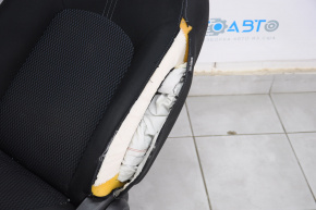 Driver's seat Nissan Versa Note 13-16 without airbag, fur, cloth black, shot