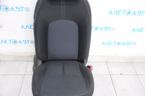 Passenger seat Nissan Versa Note 13-16 without airbag, mechanic, cloth black