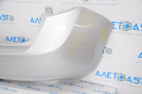 Bare rear bumper Nissan Versa Note 13-16 pre-rest, silver, torn