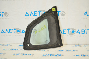 Window blind glass rear left Nissan Rogue 14-20 dent on chrome