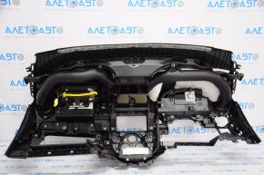 Torpedo front panel with AIRBAG Nissan Versa Note 13-16 pre-rest, poteptosti