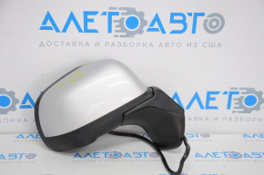 Side mirror right complete Nissan Versa Note 13-17 9 pins, camera, heated, silver