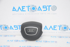 Airbag in steering wheel driver Audi A4 B8 13-16 rest, black, chrome finish