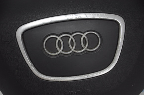 Airbag in steering wheel driver Audi A4 B8 13-16 rest, black, chrome finish