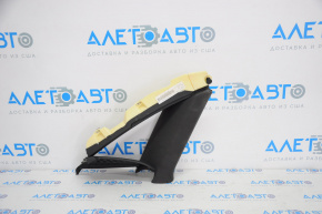 Rear window trim left Audi A4 B8 13-16 rest sedan, black