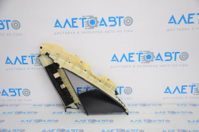 Rear window trim left Audi A4 B8 13-16 rest sedan, black