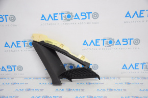 Rear window trim right Audi A4 B8 13-16 rest sedan, black