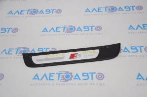 Door sill trim outer rear left Audi A4 B8 08-16 sedan chrome S line, broken fastener, scratches