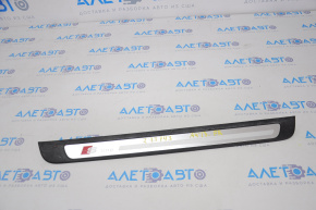 Door sill trim outer front right Audi A4 B8 08-16 sedan chrome, S line, scratches