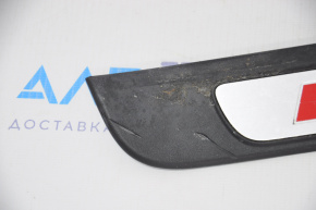 Door sill trim outer front right Audi A4 B8 08-16 sedan chrome, S line, scratches