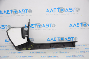 Door sill trim inner front left Audi A4 B8 08-16 sedan, black, scratches