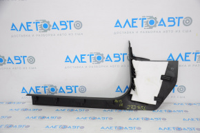 Door sill trim, inner, front, right, Audi A4 B8 08-16 sedan, black, scratch
