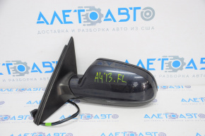 Left side mirror complete Audi A4 B8 08-16 6 pins, heated, turn signal, blue