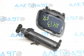 Headlight washer nozzle right Audi A4 B8 13-16 rest with cover