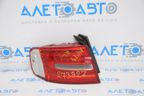 External wing lamp left Audi A4 B8 13-16 rest sedan LED, missing part of glass