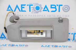 Left visor Chevrolet Malibu 16-25 gray with backlight