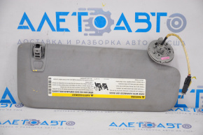 Left visor Chevrolet Malibu 16-25 gray with backlight