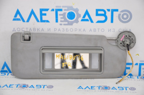 Right visor Chevrolet Malibu 16-25 gray with backlight