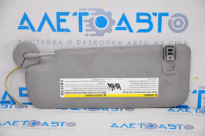 Right visor Chevrolet Malibu 16-25 gray with backlight