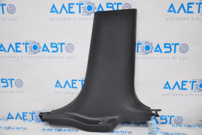 Center pillar trim lower right Chevrolet Malibu 16-23 black, scratches
