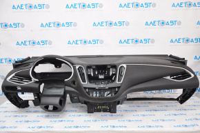 Torpedo front panel without AIRBAG Chevrolet Malibu 16-18 black, pokes