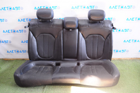 Rear row of seats 2 row Chrysler 200 15-17 combined black, dry cleanable